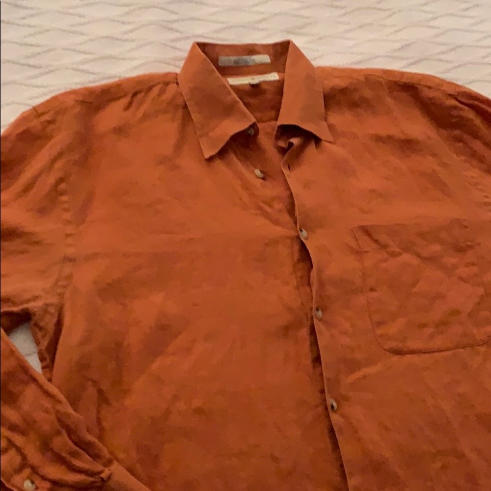 Long sleeve medium linen shirt